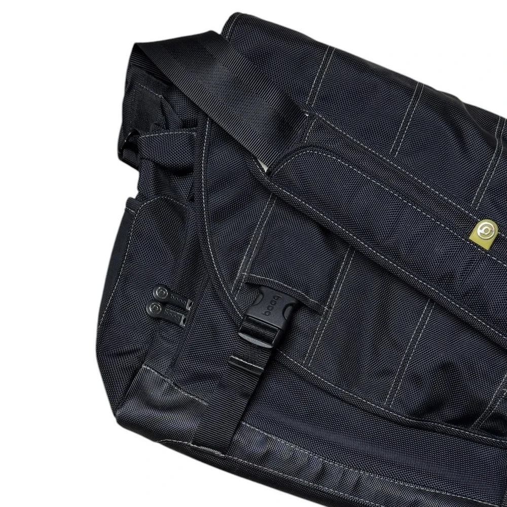 Booq Boa Nerve Laptop Messenger Bag Commute Bike Water Repellent Black/Green